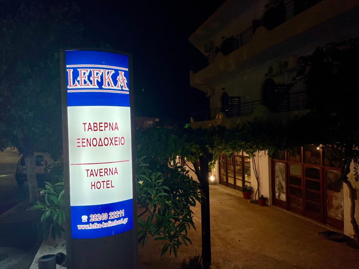 Lefka Hotel Kolymbari Exterior foto